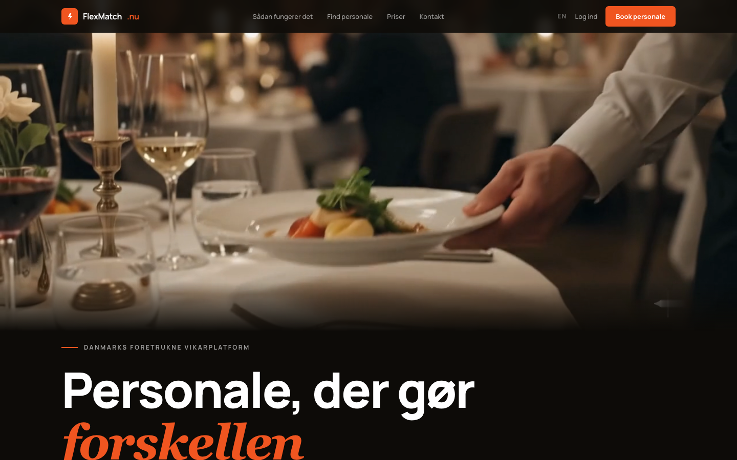 FlexMatch Vikar System screenshot